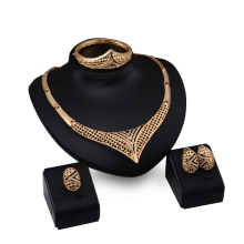 Customized Gold Plated African Jewelry Sets Cheap (C-XSST0044)